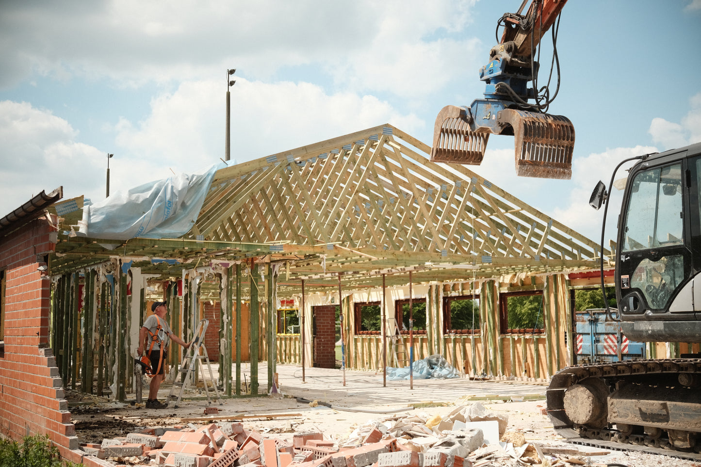 Gedrenkt hout 7,5cm x 3cm