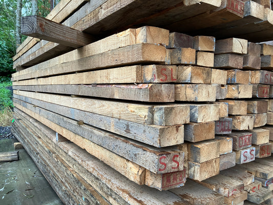 Vurenhouten balken 15 x 6 cm