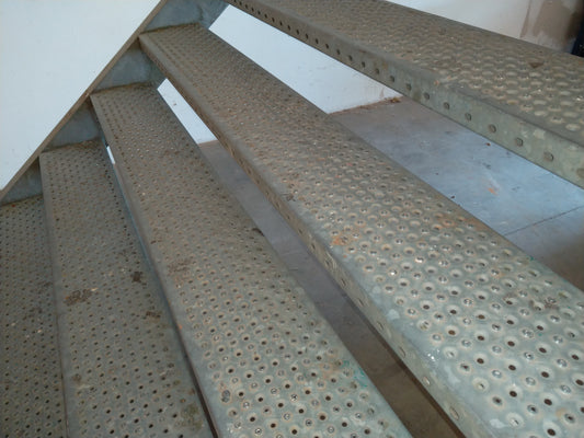 Rechte trap - Galvanisé