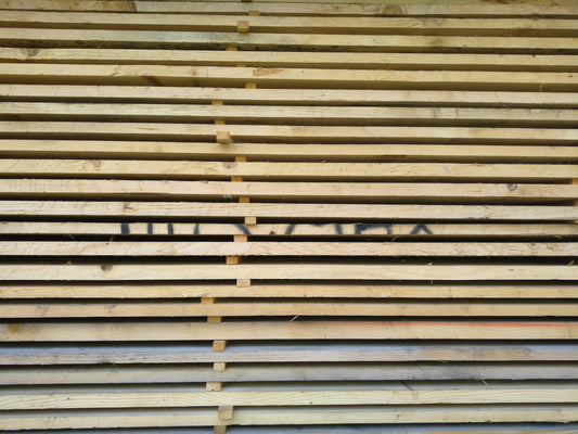 Pallethout 2.5 cm * 24 cm, Lengte 225cm