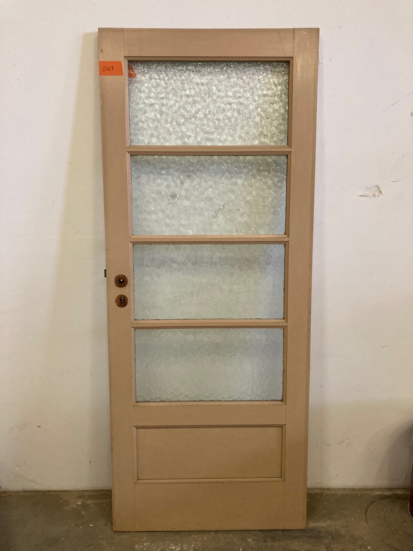 Binnendeur met glas 043 - 80,5 x 198 cm