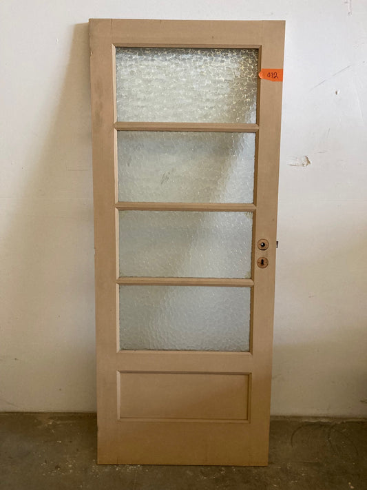 Binnendeur met glas 072 - 80,5 x 179,5 cm