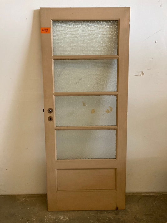 Binnendeur met glas 073 - 80,5 x 179,5 cm