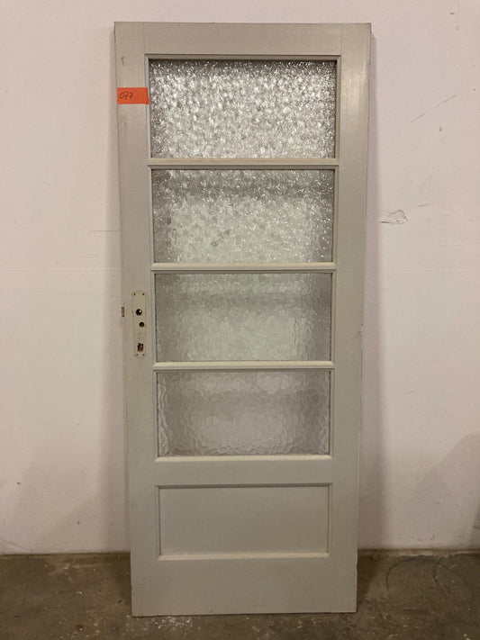 Binnendeur met glas 077 - 80,5 x 200 cm