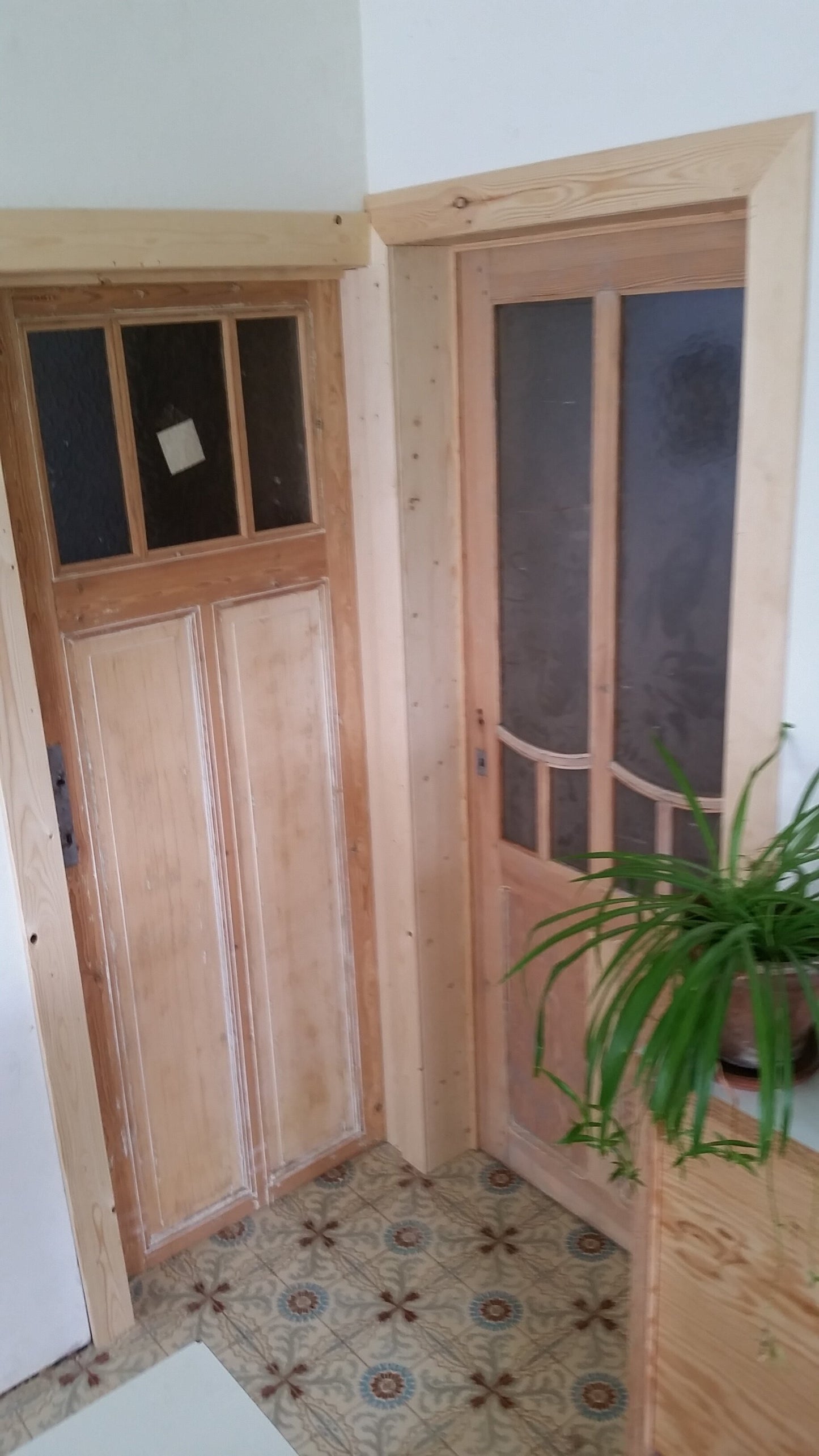 Binnendeur met glas 077 - 80,5 x 200 cm