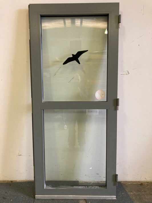 Dubbele buitendeur met zijlichten ALU