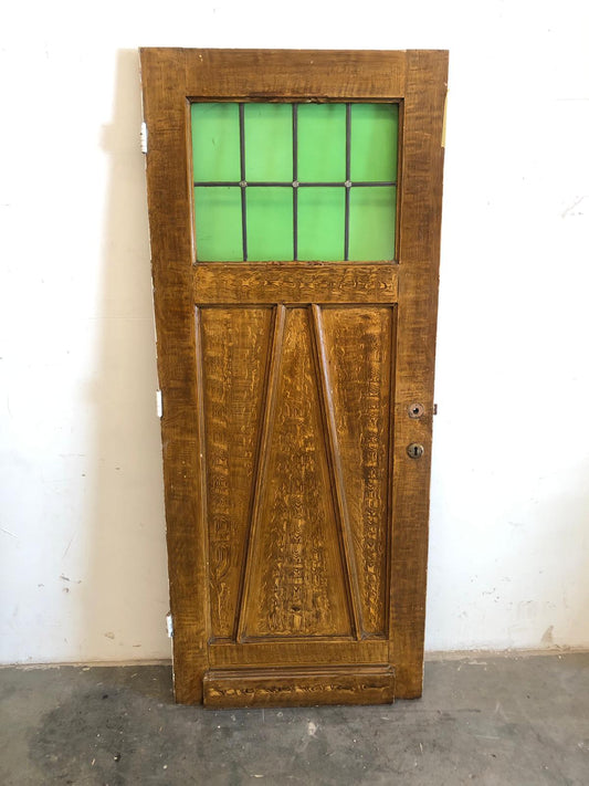 Binnendeur met glas in lood 78,3cm x 190cm