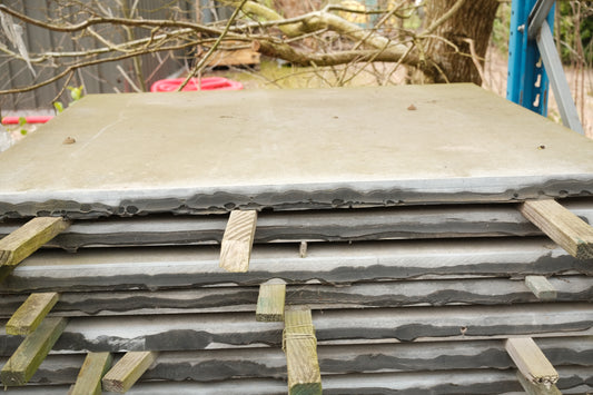 Blauwe hardsteen 89,5 x 83 cm