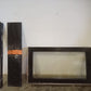 Raam - ALU - Zwart - Kipstand + Vensterbank en zonnewering 132x75