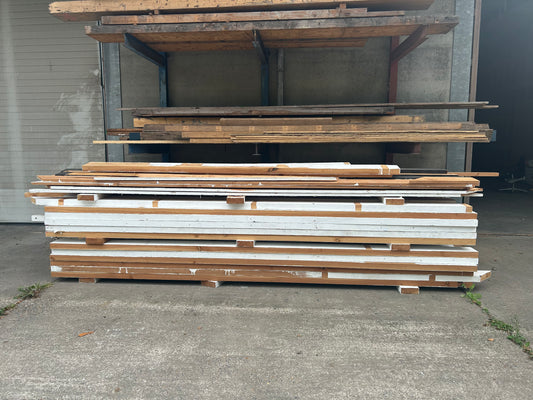 Douglas balken 16,5 x 6,5 cm x 4 m (wit geverfd)