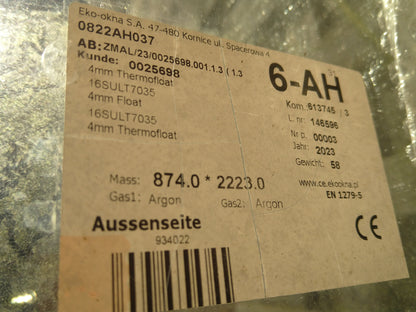Alu Raam Accordeon 5-ledig   500 x 242 (Ongebruikt)