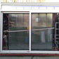 Schuifraam - ALU - Antraciet/wit met bovenlicht 333 x 275 cm