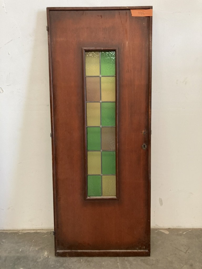 Binnendeur met glas in lood 088 - 81 x 202 cm
