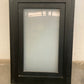 Enkel Raam - ALU - Zwart - mat glas