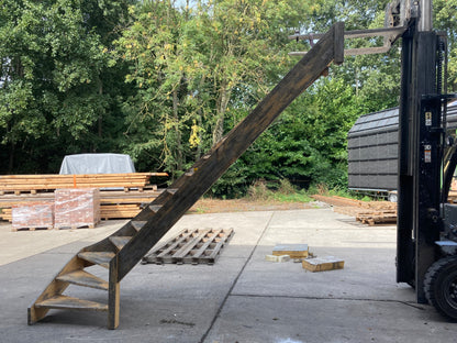 Trap Rubberwood kwartdraai