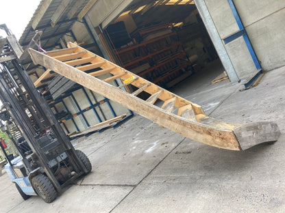 Trap Rubberwood kwartdraai