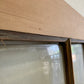Houten binnendeur met glas - afgeschuurd (205 x 81)