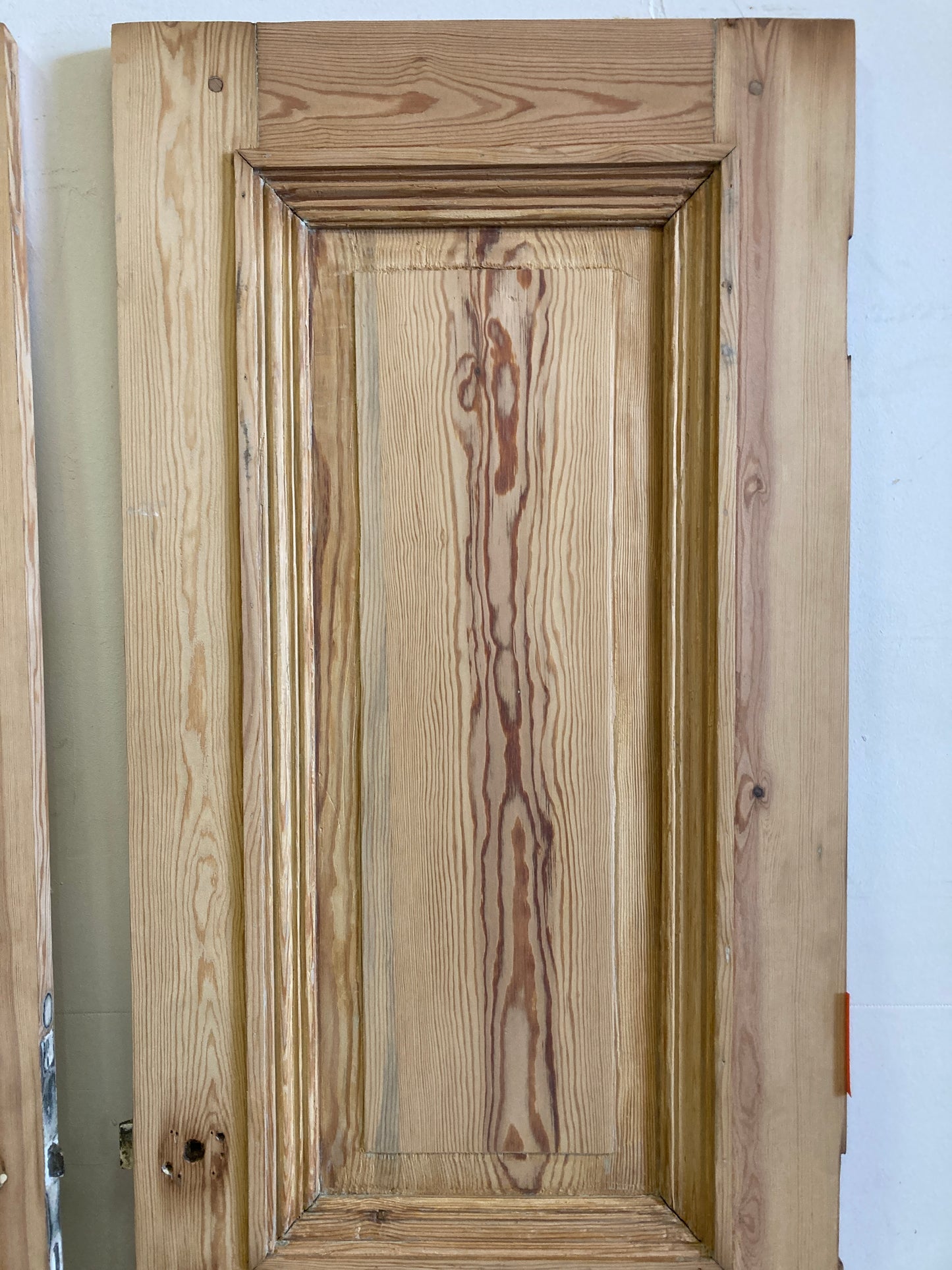 Dubbele houten binnendeur - afgeschuurd (198 x 56)