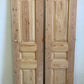 Dubbele houten binnendeur - afgeschuurd (198 x 56)